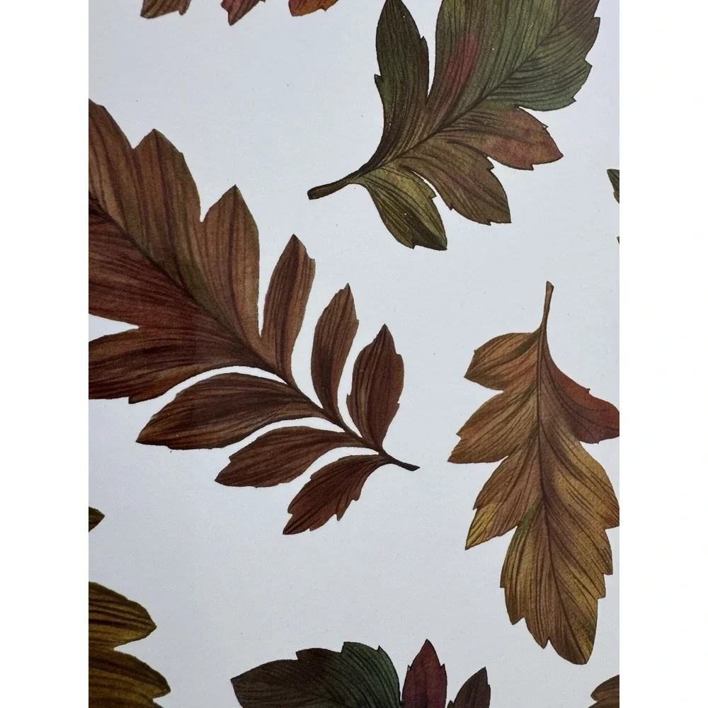 Set of 4 Fall Autumn Leaf Cork Back Placemats 16 x 12 Harvest Table Decor